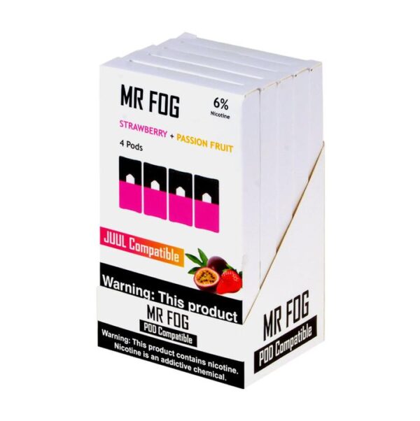 Mr Fog Strawberry + Passion Fruit 4 Pods - Image 2