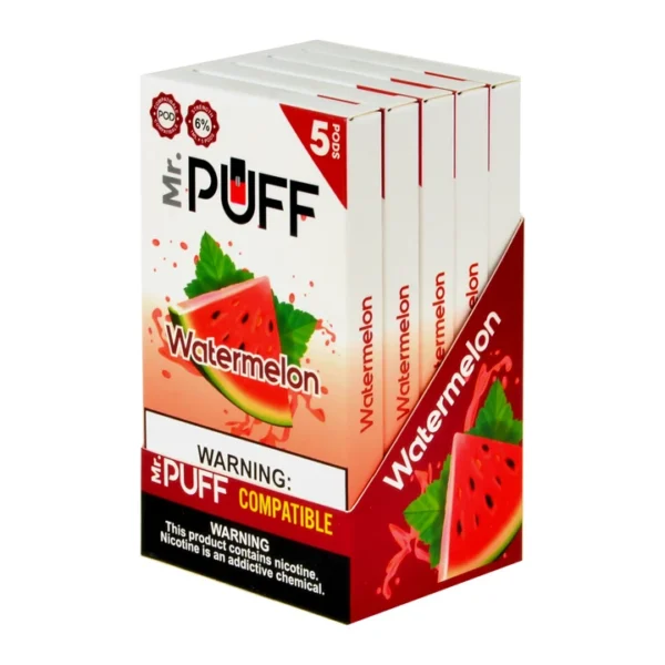 Mr Puff Watermelon 5 Pods - Image 2