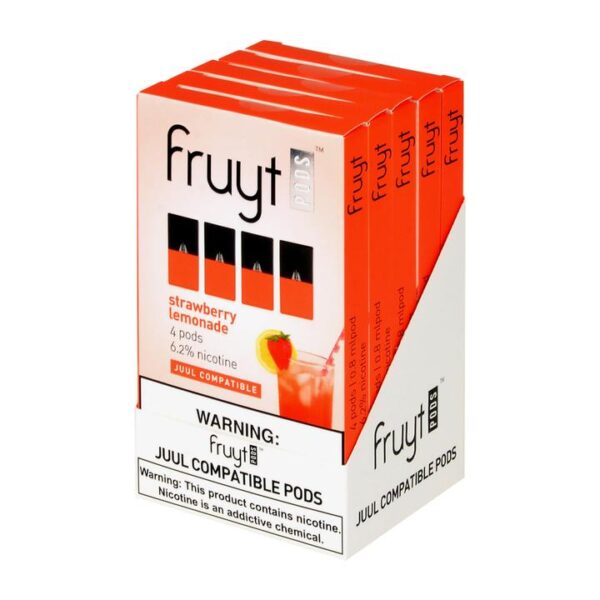 Fruyt Pods Strawberry Lemonade Pack of 4 - Image 3