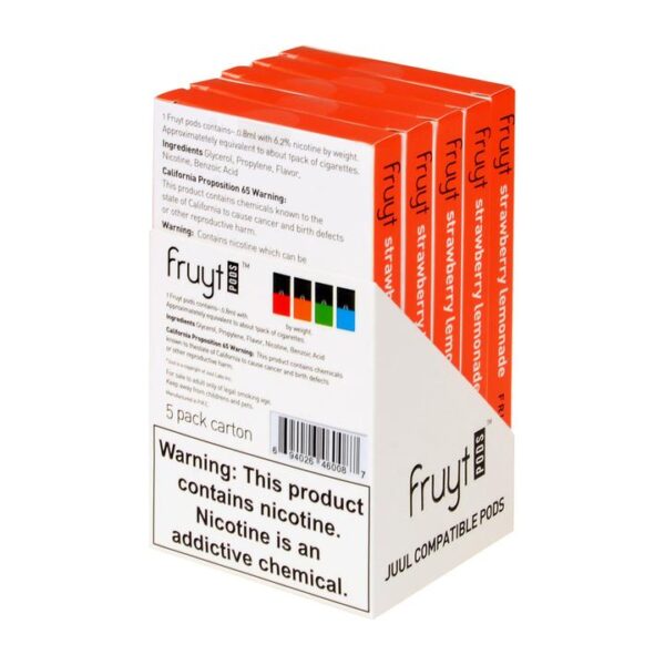 Fruyt Pods Strawberry Lemonade Pack of 4 - Image 2