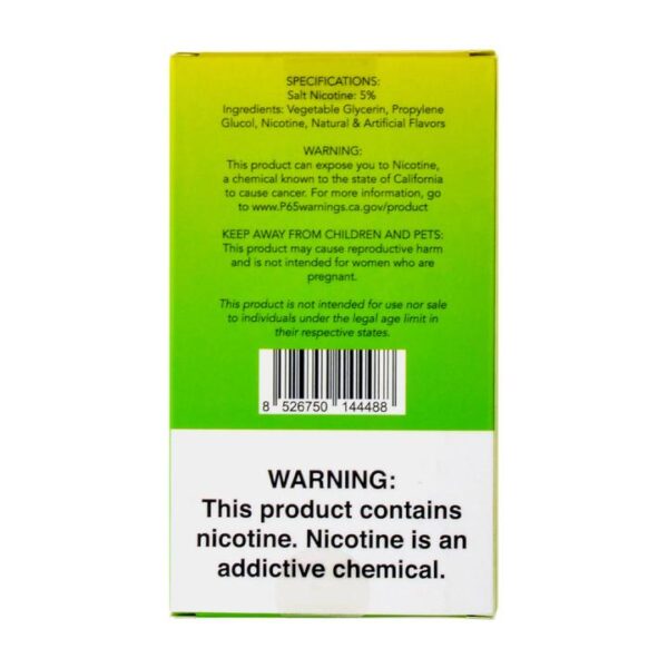 Puff Sour Apple 4 Pods - Image 2
