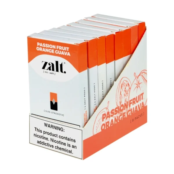 Zalt Passion Fruit Orange Guava 4 Pods - Image 3