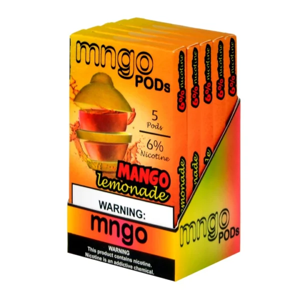 Mngo Mango Lemonade 5 Pods - Image 2