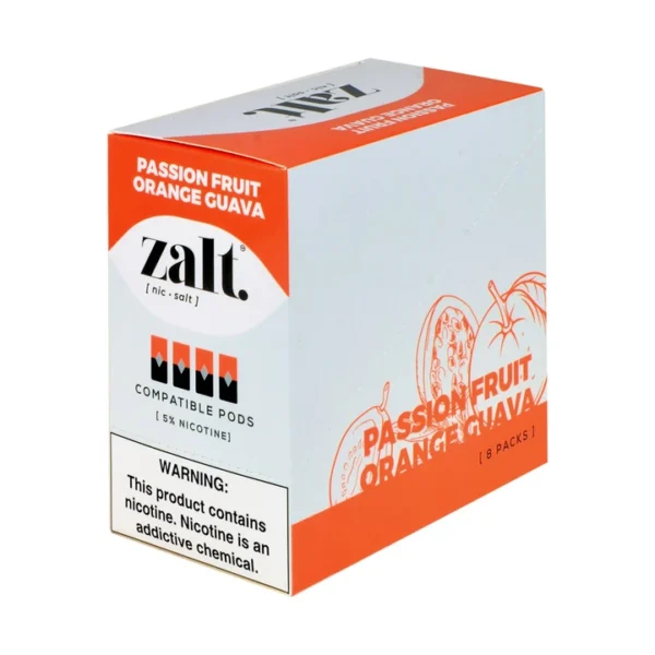 Zalt Passion Fruit Orange Guava 4 Pods - Image 2