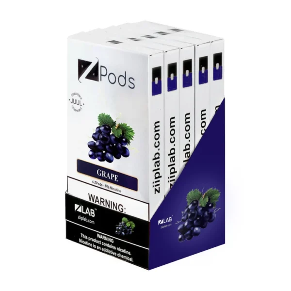 Ziip Grape 4 Pods - Image 3